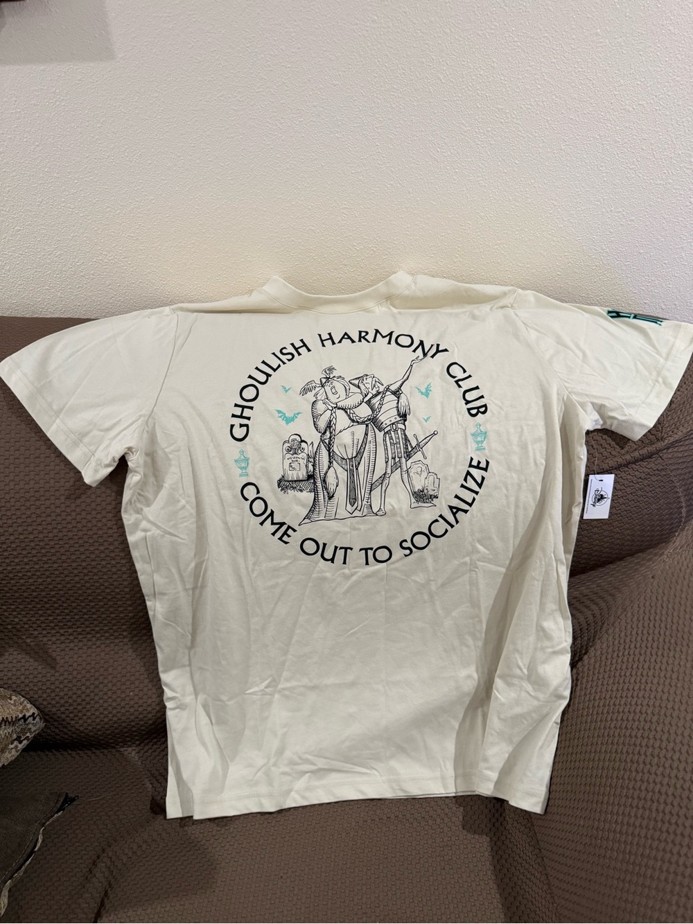 Disney Parks Haunted Mansion Shirt Opera Singers Come Out to Socialize XL NEW